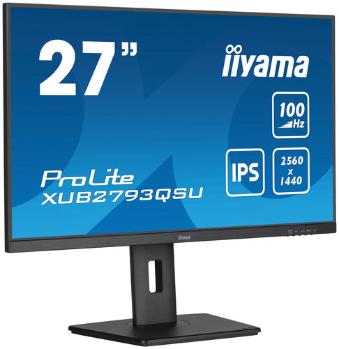 iiyama ProLite XUB2793QSU-B6 LED display 68.6 cm (27 iiyama ProLite XUB2793QSU-B6 LED display 68.6 cm (27